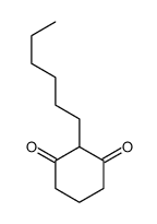 2-hexylcyclohexane-1,3-dione Structure