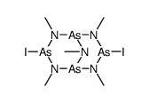 Tetraarsen-pentamethylimid-diiodid Structure