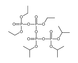diethoxyphosphoryl [di(propan-2-yloxy)phosphoryloxy-propan-2-yloxyphosphoryl] ethyl phosphate结构式