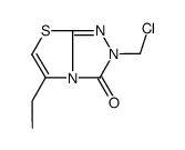 2-(chloromethyl)-5-ethyl-[1,3]thiazolo[2,3-c][1,2,4]triazol-3-one Structure