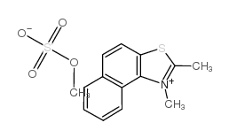 2,3-dimethylnaphtho[1,2-d]thiazolium methylsulfate Structure
