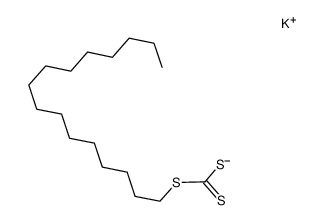 potassium hexadecyl trithiocarbonate Structure