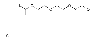 cadmium,1-[2-[2-(diiodomethoxy)ethoxy]ethoxy]-2-methoxyethane结构式