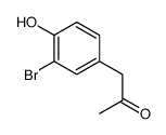 1-(3-bromo-4-hydroxyphenyl)propan-2-one结构式