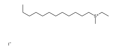 dodecyl-ethyl-methylsulfanium,iodide Structure