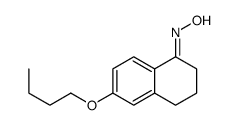 N-(6-butoxy-3,4-dihydro-2H-naphthalen-1-ylidene)hydroxylamine结构式
