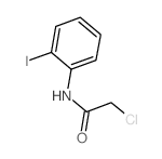 2-氯-N-(2-碘苯基)乙酰胺结构式
