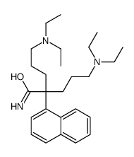 α,α-Bis[3-(diethylamino)propyl]-1-naphthaleneacetamide结构式
