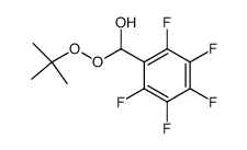Perfluorphenyl-tert-butylperoxycarbinol结构式