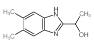 1H-Benzimidazole-2-methanol, α,5,6-trimethyl- Structure