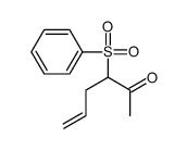 3-(benzenesulfonyl)hex-5-en-2-one Structure
