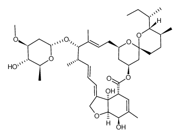 伊维菌素B1单糖衍生物结构式