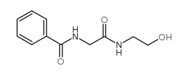 N-[2-[(2-HYDROXYETHYL)AMINO]-2-OXOETHYL]BENZENECARBOXAMIDE Structure
