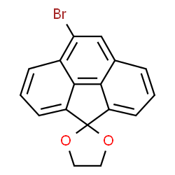 8-Bromospiro[4H-cyclopenta[def]phenanthrene-4,2'-[1,3]dioxolane]结构式