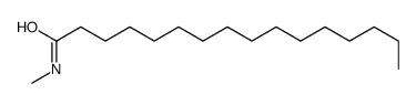 Hexadecanamide, N-Methyl-结构式