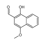 1-hydroxy-4-methoxynaphthalene-2-carbaldehyde Structure