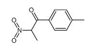 2-nitro-1-(p-tolyl)propan-1-one结构式