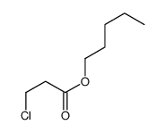 pentyl 3-chloropropanoate Structure