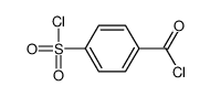 4-(氯磺酰基)苯甲酰氯结构式