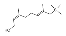 (2Z,6E)-3,7-dimethyl-8-trimethylsilyl-2,6-octadien-1-ol Structure