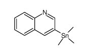 3-trimethylstannyl-quinoline结构式
