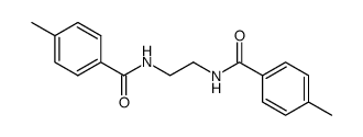N,N'-1,2-ethanediylbis(4-methylbenzamide) Structure