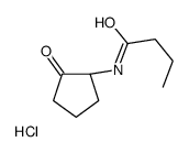 N-[(1S)-2-oxocyclopentyl]butanamide,hydrochloride Structure
