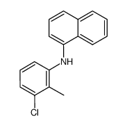 (3-chloro-2-methyl-phenyl)-[1]naphthyl-amine Structure