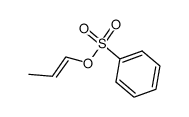 (E)-(1-Propenyl)-benzolsulfonat Structure