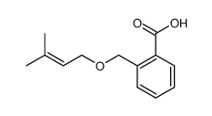 2-(prenyloxymethyl)benzoic acid结构式