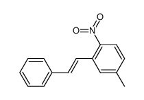 4-methyl-1-nitro-2-[(E)-2-phenylvinyl]benzene Structure
