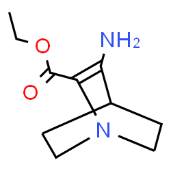1-Azabicyclo[2.2.2]oct-2-ene-2-carboxylicacid,3-amino-,ethylester(9CI)结构式