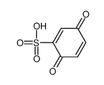 3,6-dioxocyclohexa-1,4-diene-1-sulfonic acid Structure