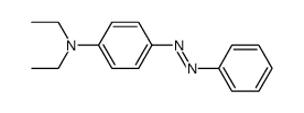 N,N-diethyl-4-(phenylazo)-benzeneamine结构式