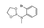 N-(2-bromophenyl)-N-methyl-1,3,2-dioxaphospholan-2-amine结构式