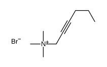 hex-2-ynyl(trimethyl)azanium,bromide Structure