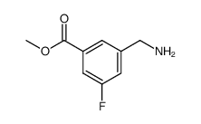 Methyl 3-(aminomethyl)-5-fluorobenzoate HCl Structure