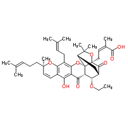 Gambogic acid B Structure