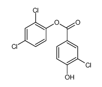 (2,4-dichlorophenyl) 3-chloro-4-hydroxybenzoate结构式