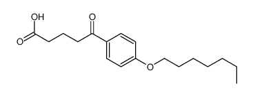 5-(4-HEPTYLOXYPHENYL)-5-OXOVALERIC ACID结构式