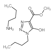 butan-1-amine; methyl 1-butyl-5-oxo-2H-triazole-4-carboxylate Structure