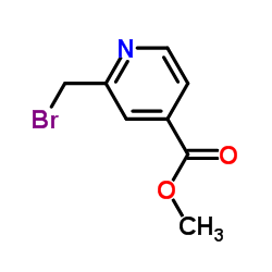 2-溴甲基-4-吡啶羧酸甲酯结构式