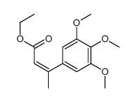 ethyl 3-(3,4,5-trimethoxyphenyl)but-2-enoate Structure