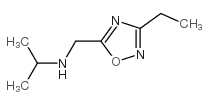 N-[(3-ethyl-1,2,4-oxadiazol-5-yl)methyl]propan-2-amine结构式