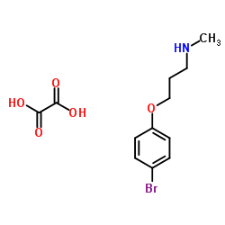 3-(4-溴苯氧基)-N-甲基丙烷-1-胺结构式