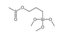 3-trimethoxysilylpropyl methanesulfinate Structure
