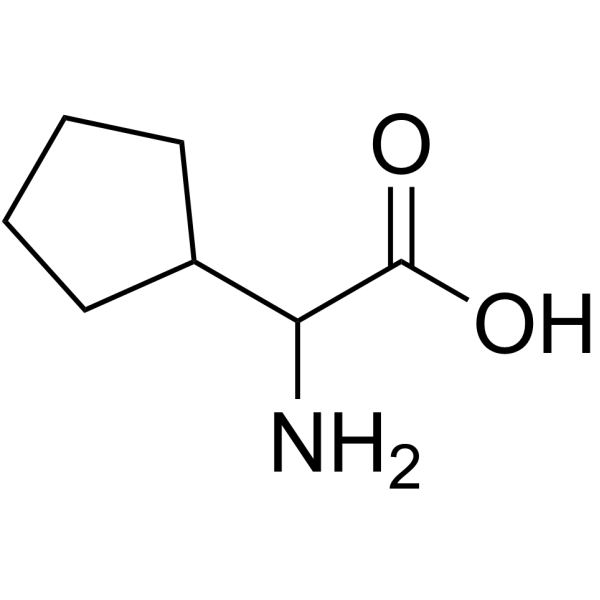 DL-环戊基甘氨酸结构式