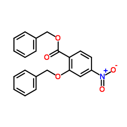 Benzyl 2-(benzyloxy)-4-nitrobenzoate Structure