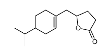 dihydro-5-[[4-(1-methylethyl)-1-cyclohexen-1-yl]methyl]furan-2(3H)-one结构式
