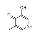 4(1H)-Pyridinone,3-hydroxy-5-methyl-(9CI) structure